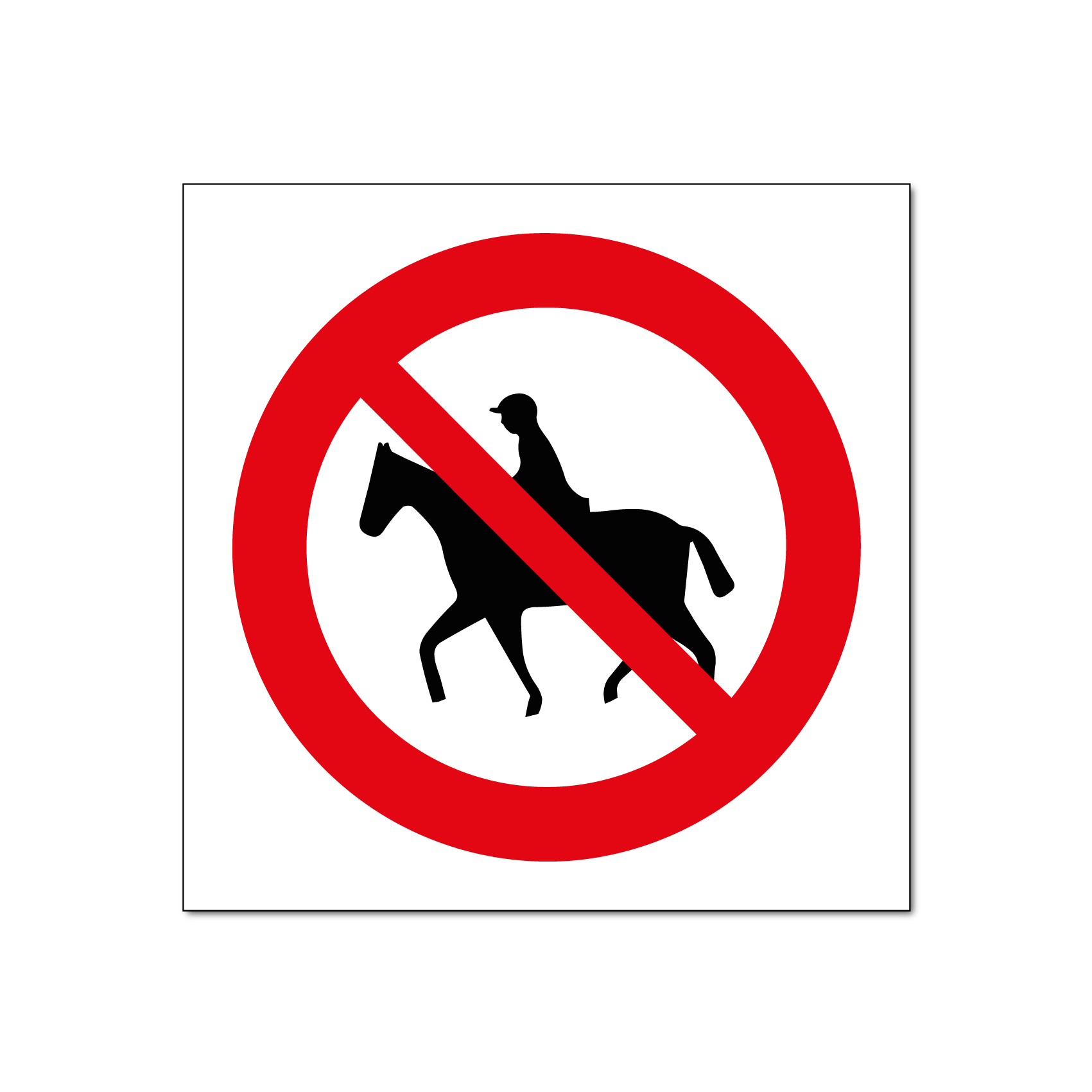 Verboden voor paarden (DRO127)