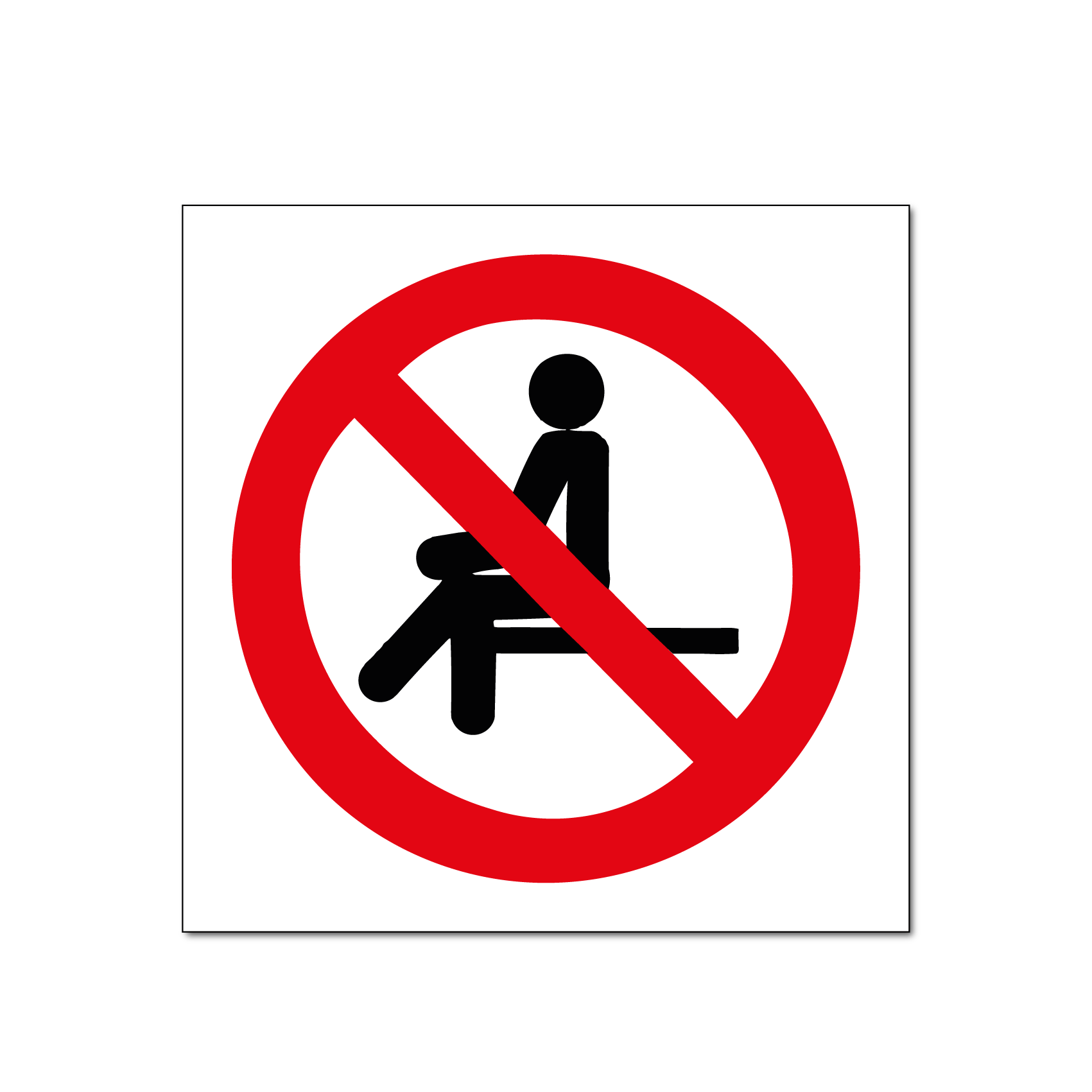 Verboden te zitten (DRO141)