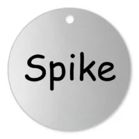 Dierenpenning  klein Cirkel 22 mm. (Art. 60)