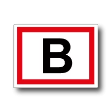 Brandblus borden